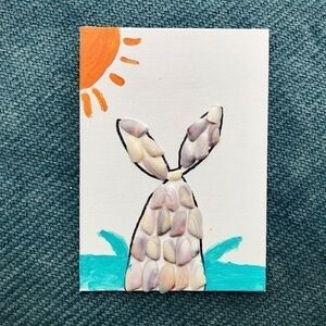 Handmade Mermaid Tail painting